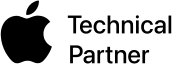 Apple Tech Partner Logo 2ln Blk CI 050725 1